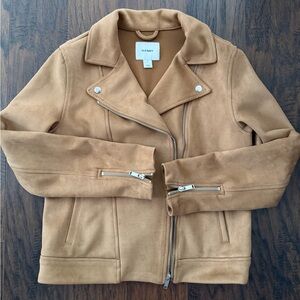 Old Navy Camel Leather Jacket